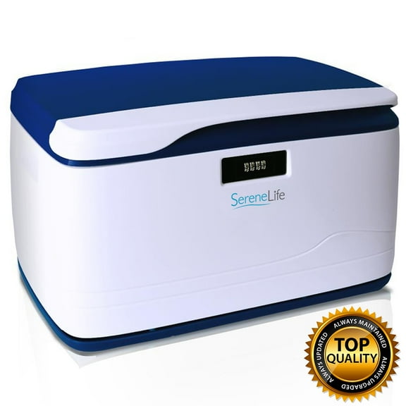 SereneLife 8 Gallon Capacity Safety and Security Locking Storage Container Bin