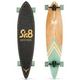 thumbnail image 1 of SereneLife 8 In. Canadian Maple Deck Skateboard - Mini Cruiser Skateboard, Designed for Kids, Teens, and Adults (Green), 1 of 3