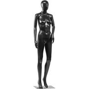 SereneLife Adjustable Female Mannequin Full Body Body-68.9 Detachable Woman Dress Form Whole Figure Poseable Life Size Dummy Torso-for Retail Clothing Shops-Black