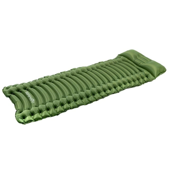 SereneLife Backpacking Air Mattress Sleeping Pad Self Inflating