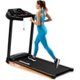 thumbnail image 1 of SereneLife Foldable Treadmill for Home – 3.5HP Compact Portable Treadmill with 13% Manual Incline, Bluetooth Speakers, App Sync, Heart Rate Monitor for Walking & Running, 1 of 4