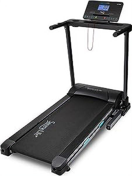  SereneLife Smart Electric Folding Treadmill – Easy Assembly  Fitness Motorized Running Jogging Exercise Machine with Manual Incline  Adjustment, 12 Preset Programs