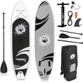 thumbnail image 1 of SereneLife Free Flow Paddleboard SUP - Stand Up Water Paddle-Board (10 Ft.), 1 of 7