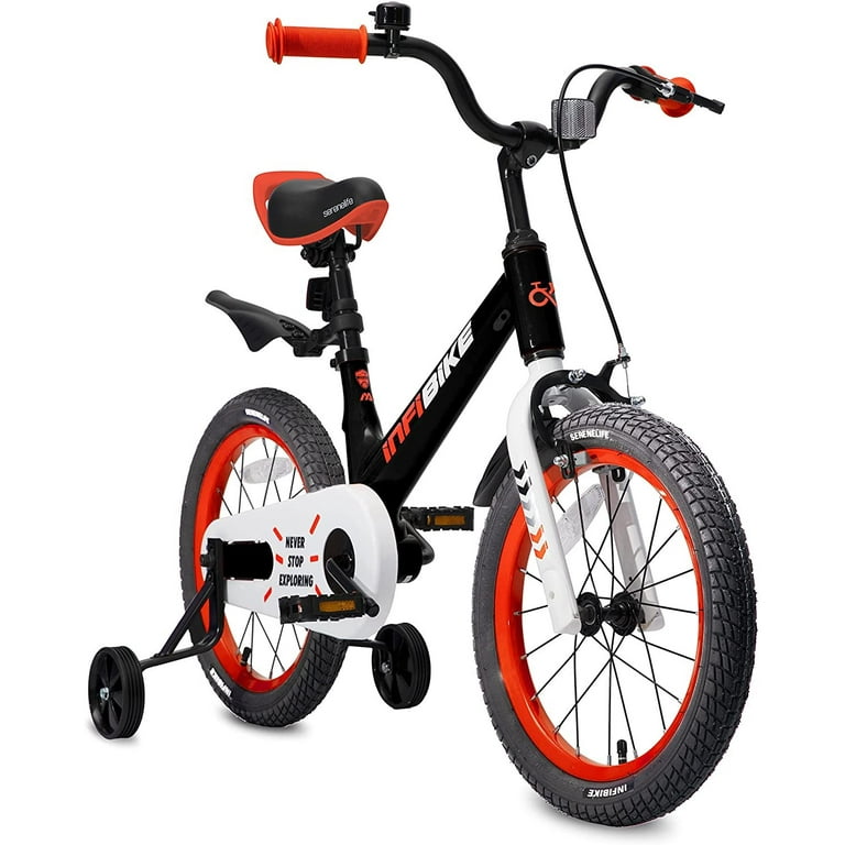 Buy Treaz Kids Cycle Welkin 14T, Almost Assembled, Trainer Wheel, 8 Inch  Steel Frame, Chain Guard, Ideal for 2.5 to 4 Years Boys & Girls