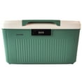 thumbnail image 1 of SereneLife Lockable Storage Container Bin, 6.5 Gallon Capacity Heavy Duty Storage Box with Combination Lock, Green, 1 of 6