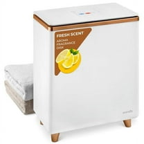 SereneLife Luxury Towel Warmer With Towel, with Customized Fragrance for Spa and Bathroom, Luxury Towel Heater Gifts for Him & Her, Auto Shut off, Fits 2 large Towels, Blankets, Bathrobes, PJ's