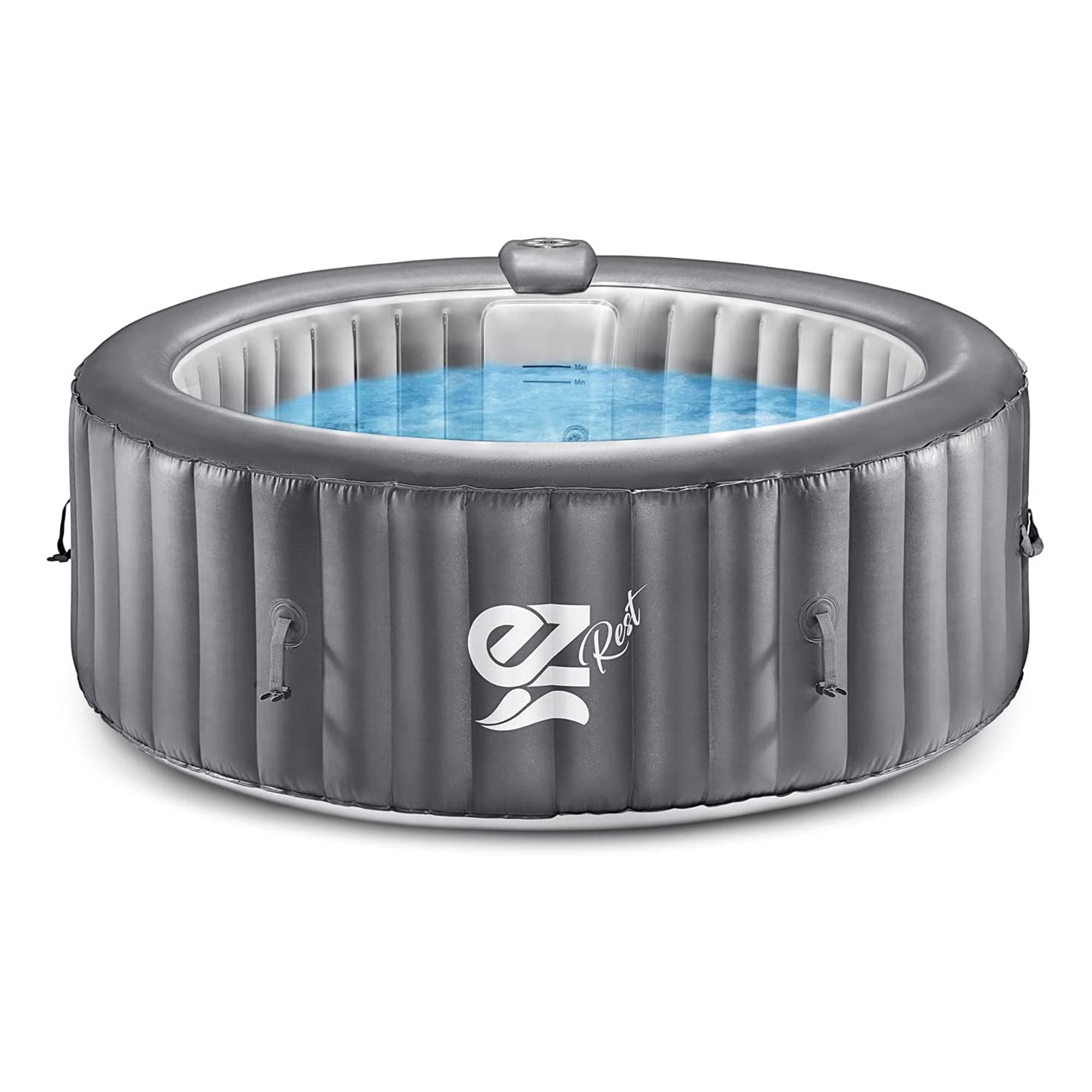 Inflatable Hot Tub Portable Hot Tub for Home Spa Outdoor Blow Up Hot Tub W Jets Warm Cover