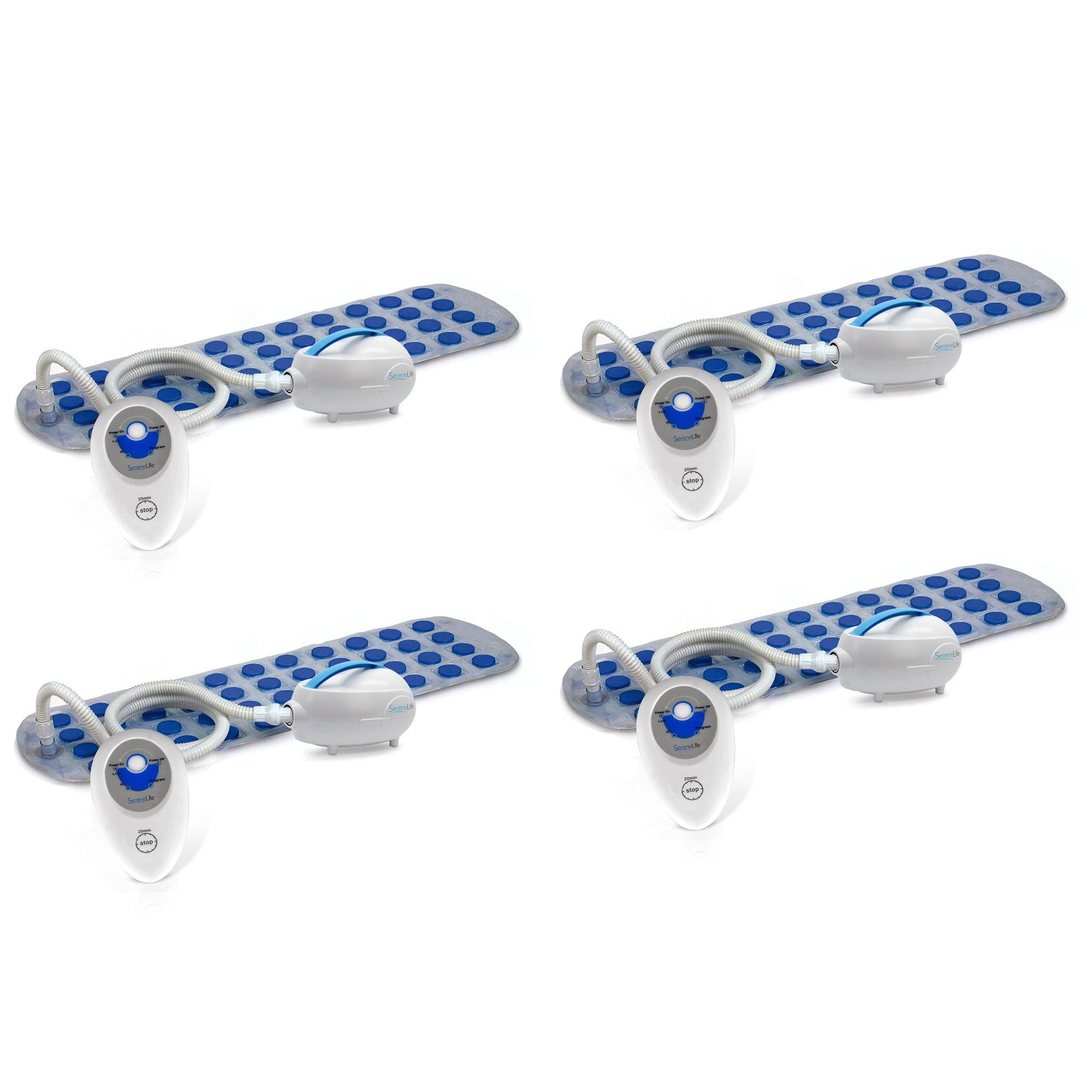 SereneLife PHSPAMT22 Bubble Bath Mat Body Spa Pad Massager Floor Mat (4