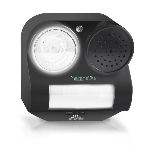 SereneLife PSLBRP4 - Sonic Bird & Bat Pest Repeller, Outdoor Electronic Motion Detector Alert Sensor