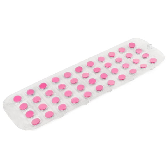 SereneLife Replacement Bubble Bath Mat for Bathtub – Non-Slip, Comfortable Tub Mat (Pink)