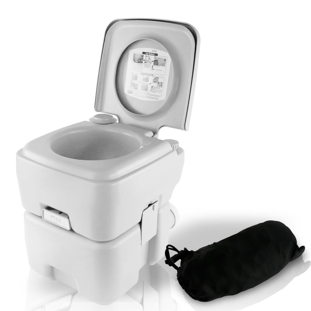 SereneLife SLCATL120 Portable Toilet Outdoor & Travel Toilet, 5.3