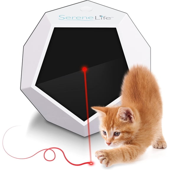 SereneLife SLCTLA40 - Smart Pet Laser Toy - Cat Toy Laser Pointer