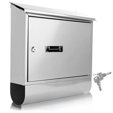 SereneLife SLMAB06 - Indoor/Outdoor Wall Mount Locking Mailbox