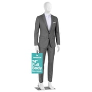 SereneLife SLMAQML - 73 Male Mannequin Torso Dress Form - Detachable Mannequin Full Body Stand