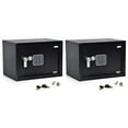 thumbnail image 1 of SereneLife SLSFE12 Fireproof Electronic Digital Combination Safe Box (2 Pack), 1 of 7