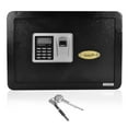 SereneLife SLSFE22FP Electronic Fingerprint Safe Box with Mechanical