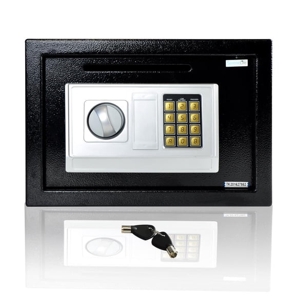 SereneLife SLSFE342 Electronic Digital Combination Security Safe Box with Keys