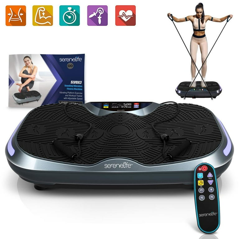 SereneLife SLVBX3 - Standing Vibration Fitness Machine - Vibrating