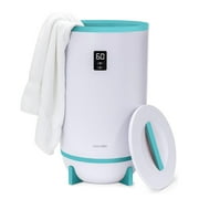 SereneLife Single Touch Towel & Blanket Warmer with Fragrant Disc Holder and LED Ring (Black,White)