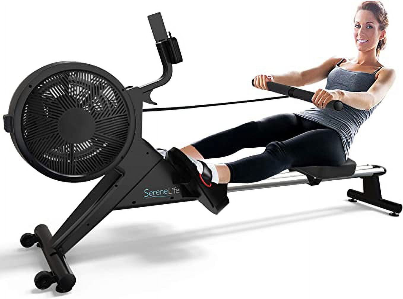 SereneLife Smart Rowing Machine-Home Rowing Machine with