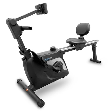 SereneLife Smart Rowing Machine - Sports Training Row Machine w/ Auto Power-Off Battery Saving Function, Portable Folding Style