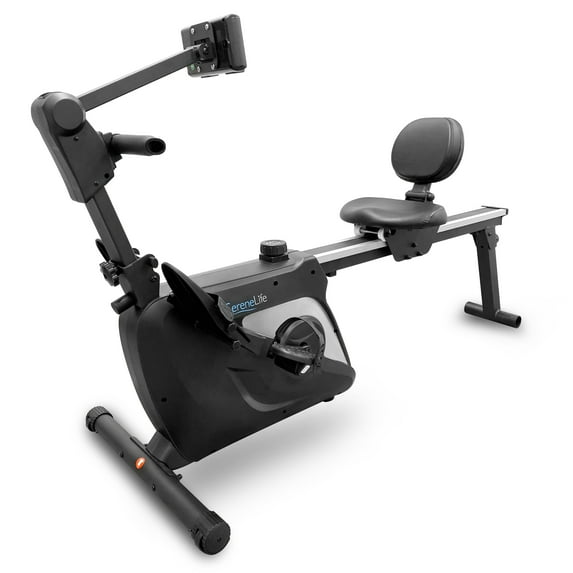 SereneLife Smart Rowing Machine - Sports Training Row Machine w/ Auto Power-Off Battery Saving Function, Portable Folding Style