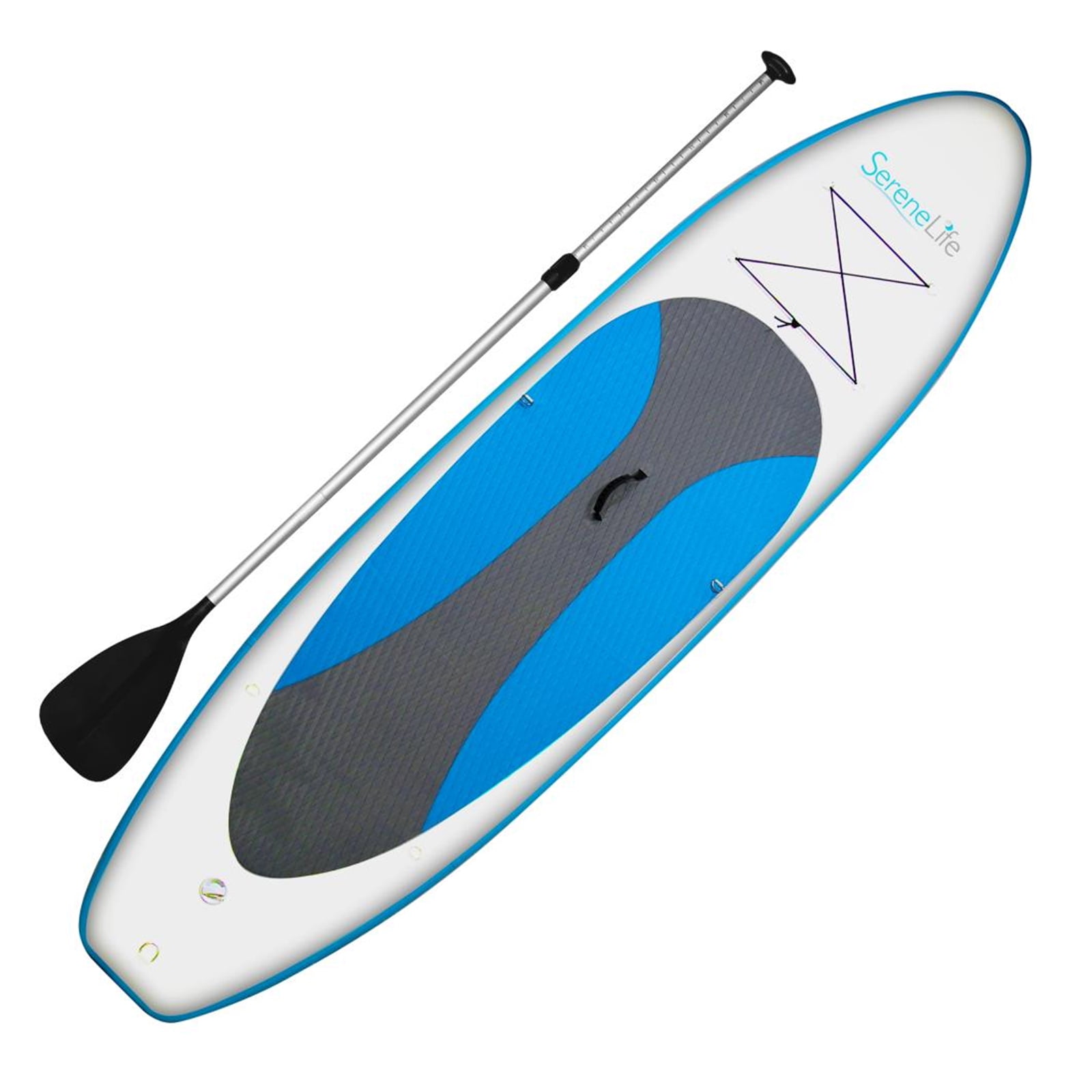 Serenelife thunder wave sup 10 foot inflatable stand up water paddle board deals