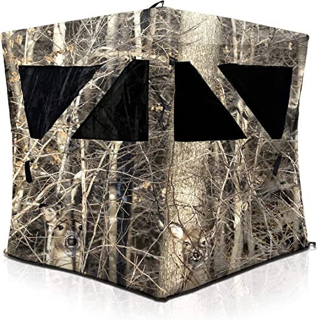 SereneLife Two Person Hunting Blind - Water Resistant Durashell Plus 