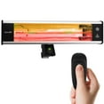 thumbnail image 1 of SereneLife Wall Mounting Patio Heater - Remote Control Wall Patio Heater with High Rated Aluminum Reflector and LED Indicator, 1 of 8