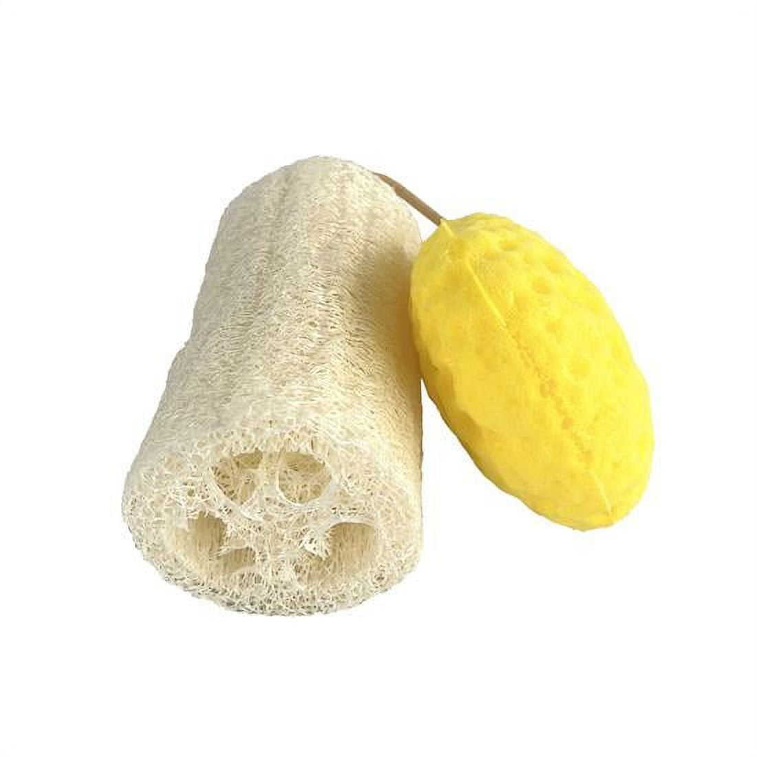 Serenelife Loofah Sponge Exfoliating Scrubber for Body Care in Bath