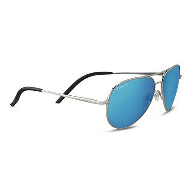 Serengeti 8553 Sunglasses Eyewear Carrara Small Shiny Silver PZG 555nm ...
