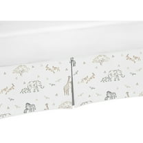 Serengeti Animals Dust Ruffle Crib Skirt Boy or Girl by Sweet Jojo Designs