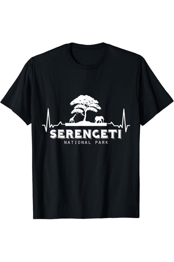 Serengeti National Park Tanzania Africa Safari Big Five T-Shirt Size S-5XL
