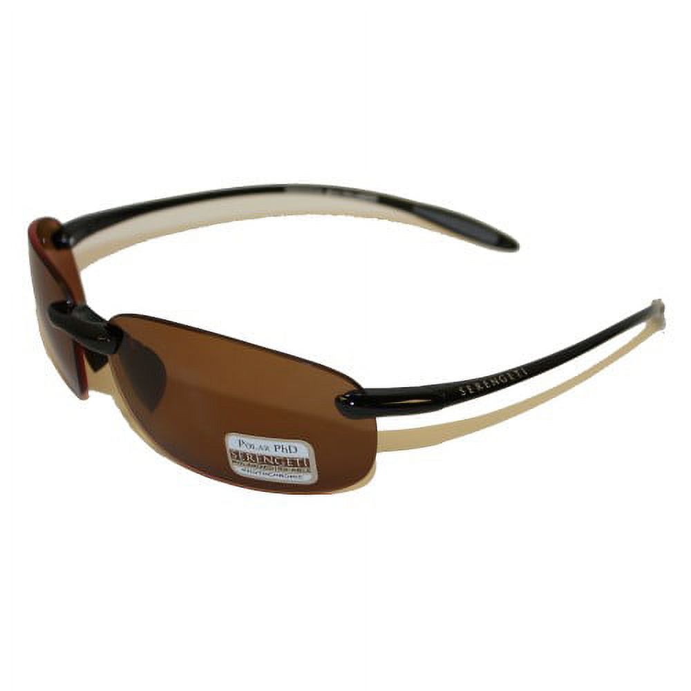 Serengeti Nuvino Sunglasses Shiny, Black/Polarized Drivers, 7317 - image 1 of 7