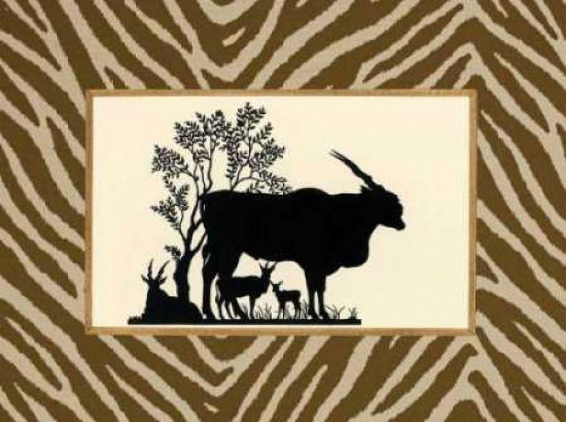 Serengeti Silhouette I Canvas Art - Sarah E Chilton (18 x 24)