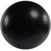 Serenily X-Large Inflatable Yoga Ball for Exercise, Black