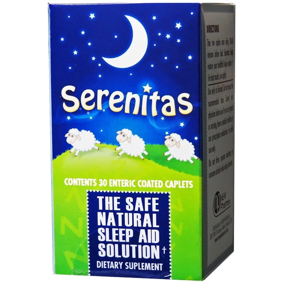 Serenitas Natural Sleep Aid Solution 30 Caplets