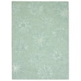 thumbnail image 1 of Serenity 1259 Turquoise Burst Area Rug, Size - 8'6" x 11'6", 1 of 4