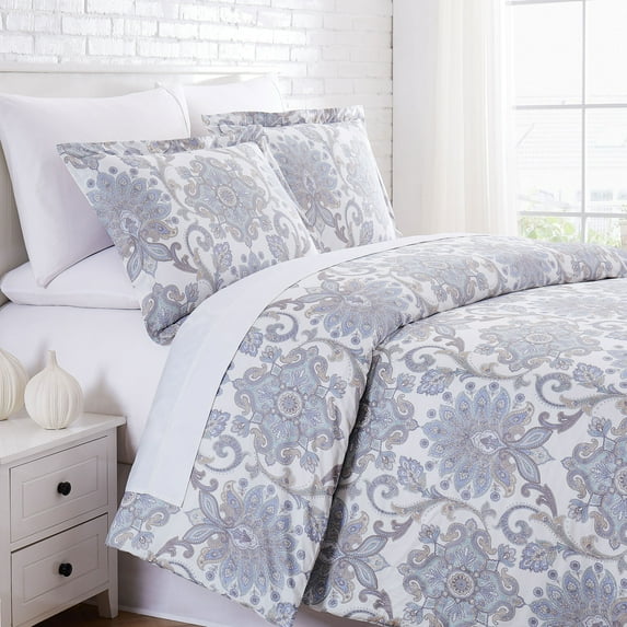 Serenity 300 Thread-Count Cotton Sateen Duvet Cover Sets