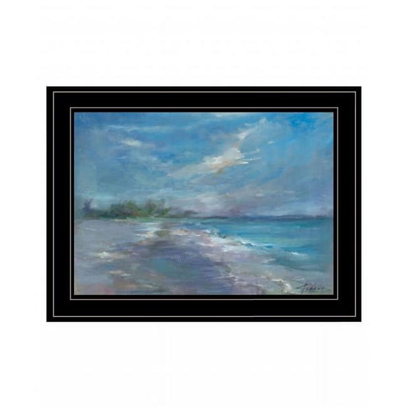 Serenity 4 Black Framed Print Wall Art