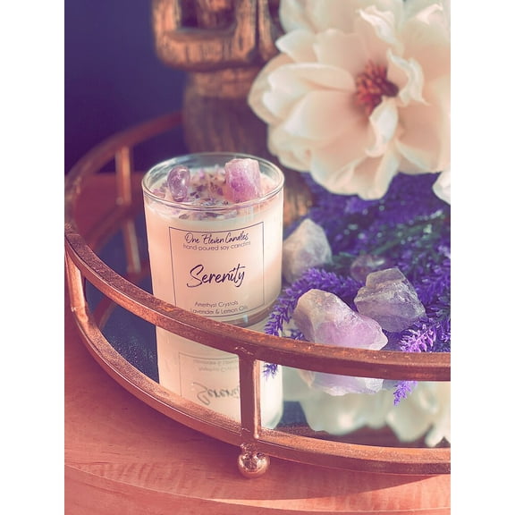 Serenity Crystal Candle