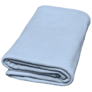 Serenity Fleece Blanket / Bed, Sofa, Couch Throw Full Size - 100% Spun Polyester 320 GSM - Anti-Pill - Super Soft, Warm & Cozy 80 Inch x 90 Inch - Blue