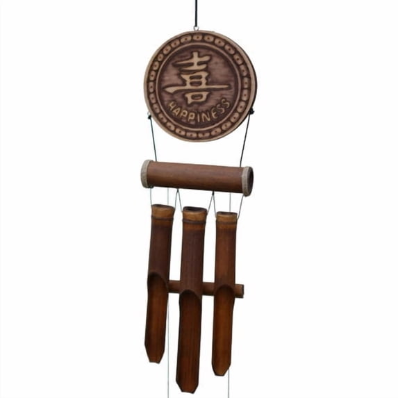 Serenity "Happiness" Bamboo Wind Chime