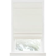 Serenity Home Cordless Roman Shade for Windows - Roman Blackout Window Shades Fabric Blackout for Enhanced Privacy Ivory, 36x64
