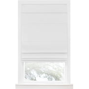 Serenity Home Cordless Roman Shade for Windows - Roman Blackout Window Shades Fabric Blackout for Enhanced Privacy White, 33x64