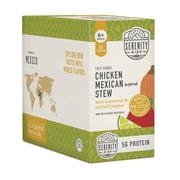 Serenity Kids Free Range Chicken Mexican Inspired Stew with Butternut & Red Bell Pepper, 6+ Months, 6 Pouches, 3.5 oz 99 g Each