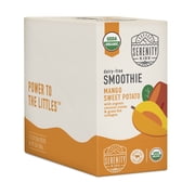 Serenity Kids Dairy-Free Smoothie + Collagen, Sweet Potato Spice, All Ages 6+ Months, 6 Pouches, 3.5 oz 99 g Each