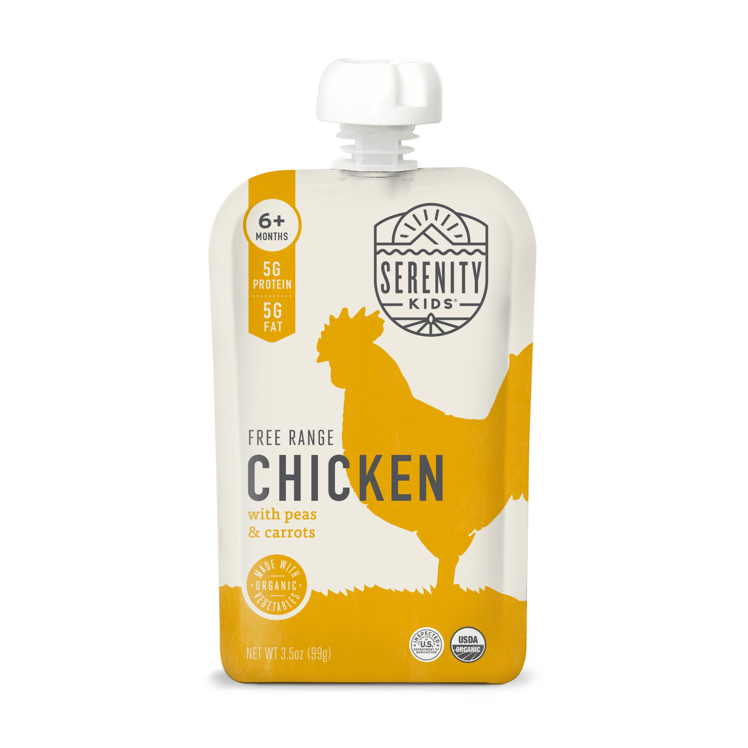 KUMA Kids 橙 3 pack) Serenity Kids Free Range Turkey Stage 2 Baby Food