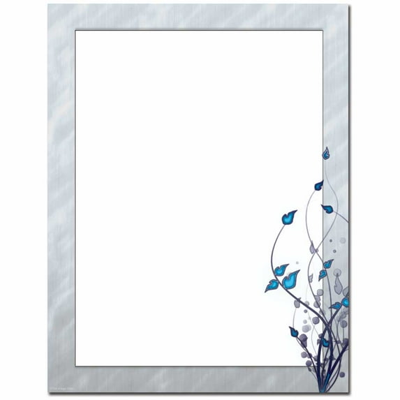 Serenity Letterhead Laser & Inkjet Printer Paper, 100 Sheets per Pack