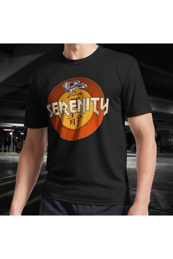 Serenity Logo Active T-Shirt Funny Size Mode American T-shirt